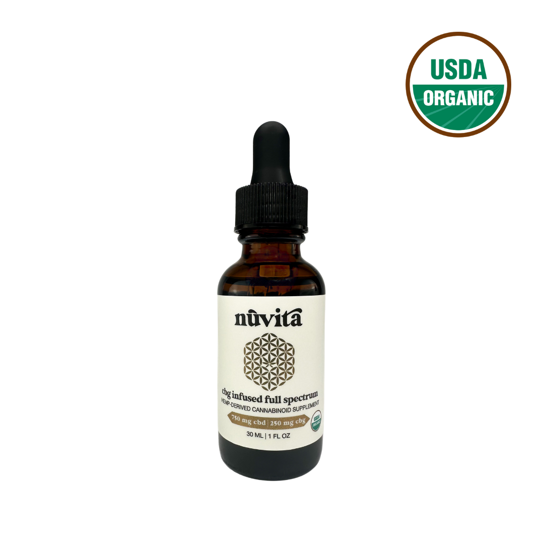 Organic CBG-Infused Full Spectrum CBD Oil