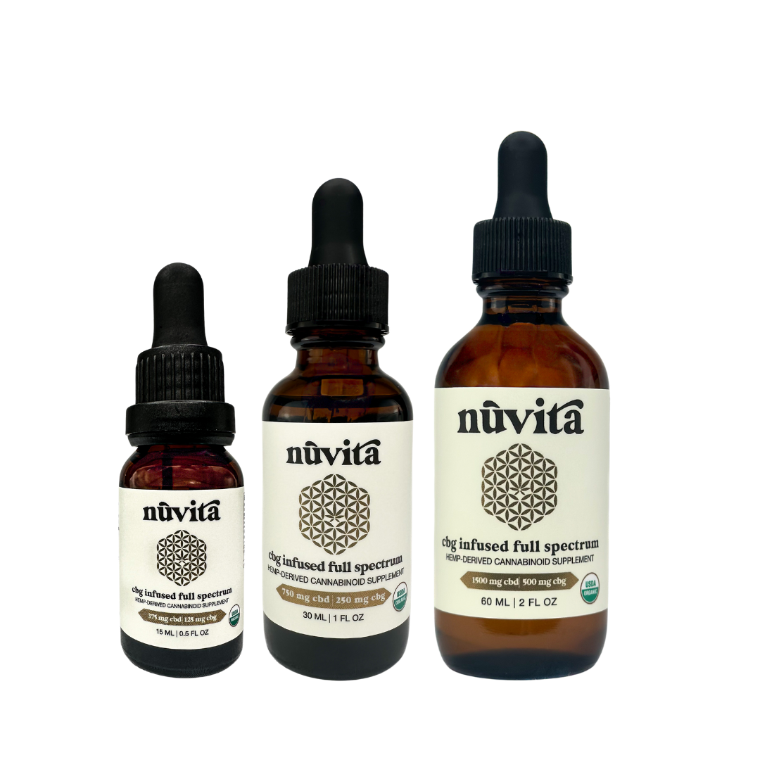 Organic CBG-Infused Full Spectrum CBD Oil