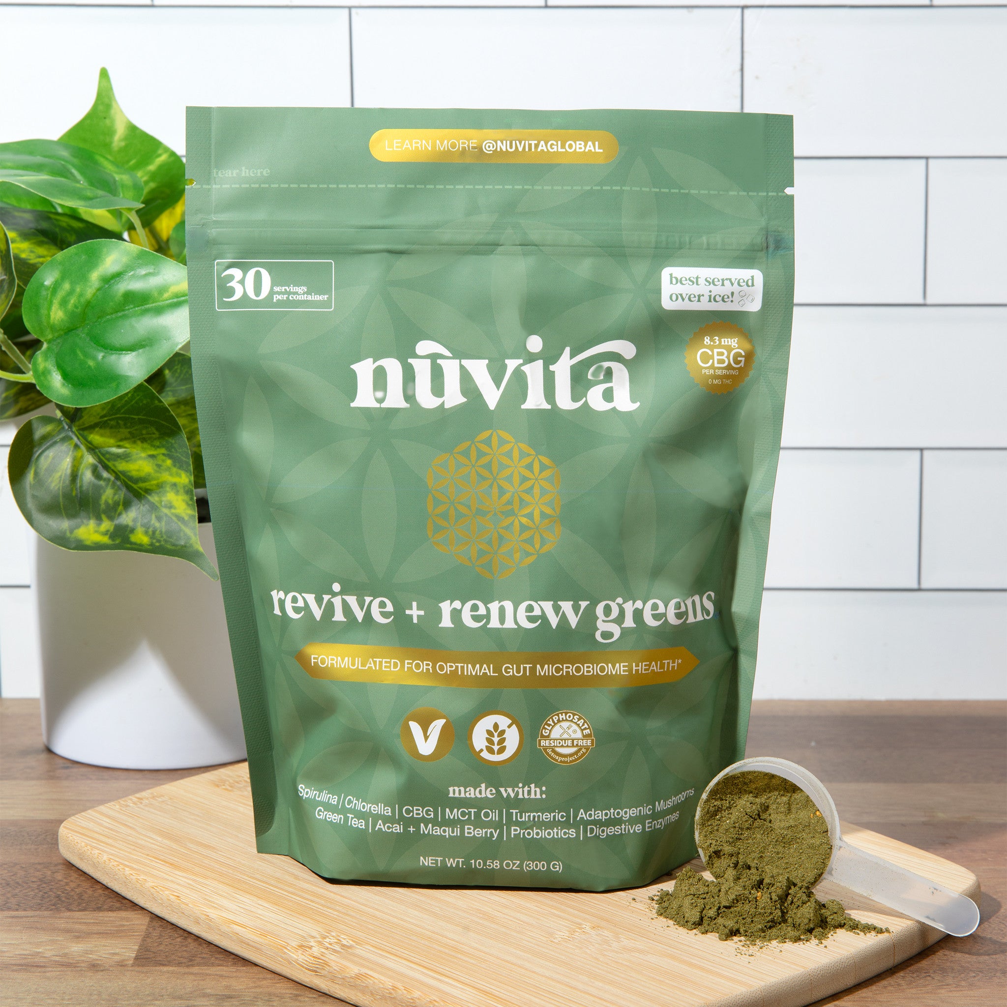 Revive & Renew Greens with CBG (Full Retail $109.99)