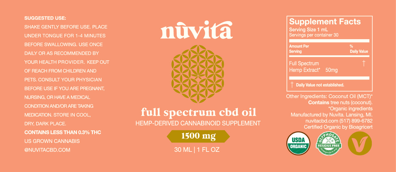 Organic Full Spectrum CBD Oil