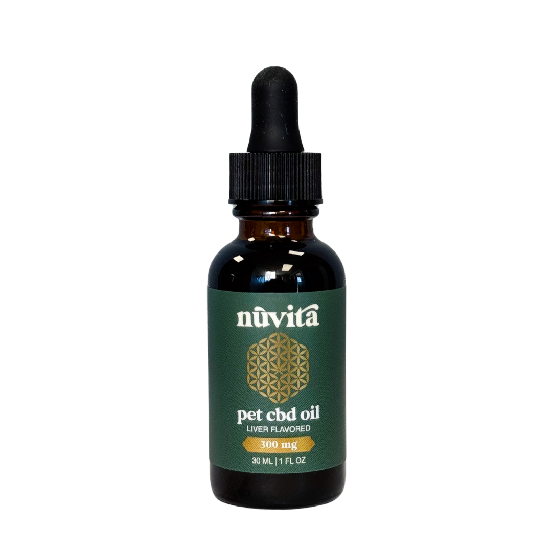 Nuvita liver-flavored pet oil bottle