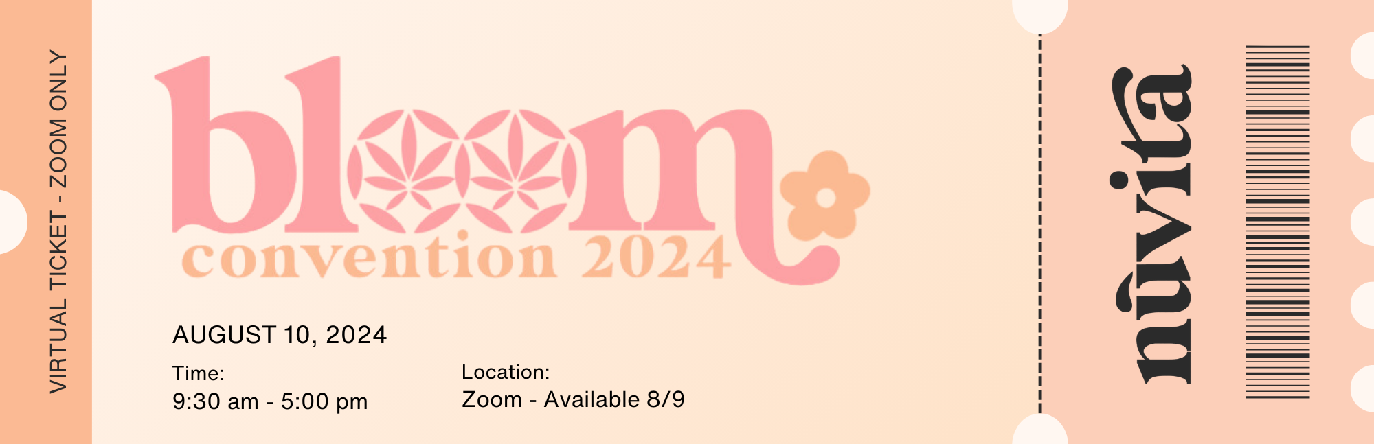 Bloom Convention 2024 Virtual Ticket
