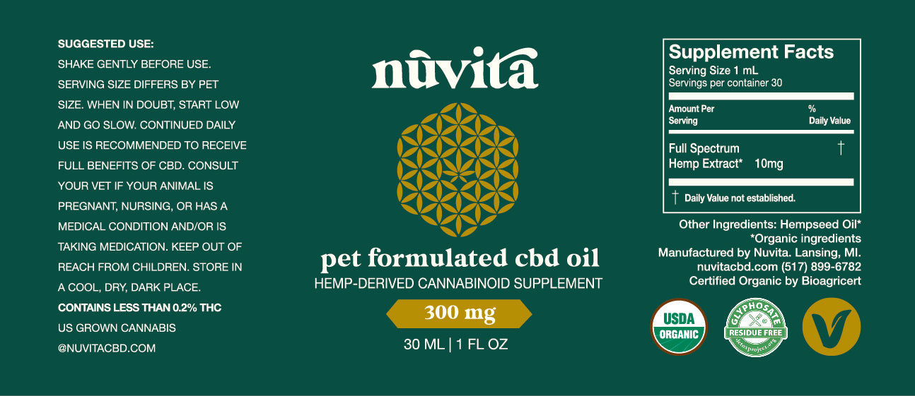 Organic Pet CBD Oil